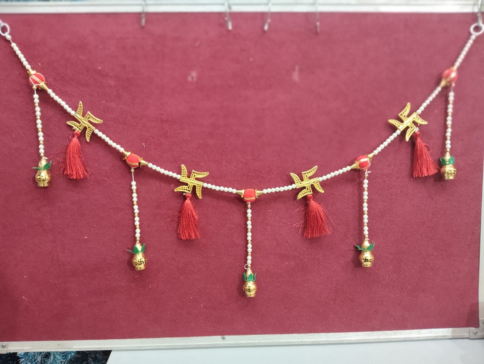 Swastik Kalash Red Bandarwal