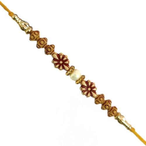 Brown Beads Rakhi