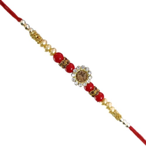 Flower Stone Rakhi