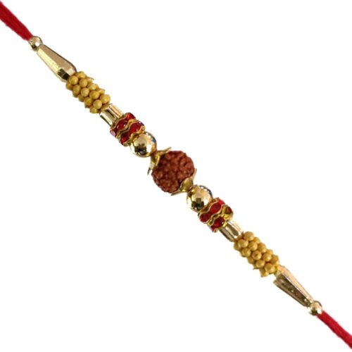 Single Rudraksha Rakhi
