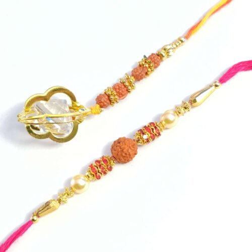 Rudraksh Bhaiya Bhabhi Rakhi Set