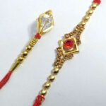 Diamond stone Bhaiya Bhabhi Rakhi