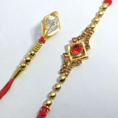 Diamond stone Bhaiya Bhabhi Rakhi