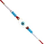Sky blue Evil eye rakhi