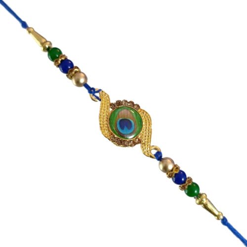 Designer peacock rakhi