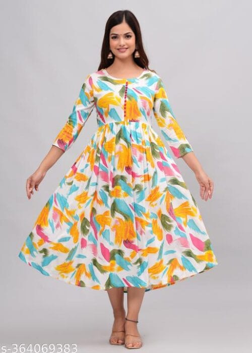 Anarkali Gown printed kurta